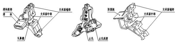 闸瓦托各部件名称