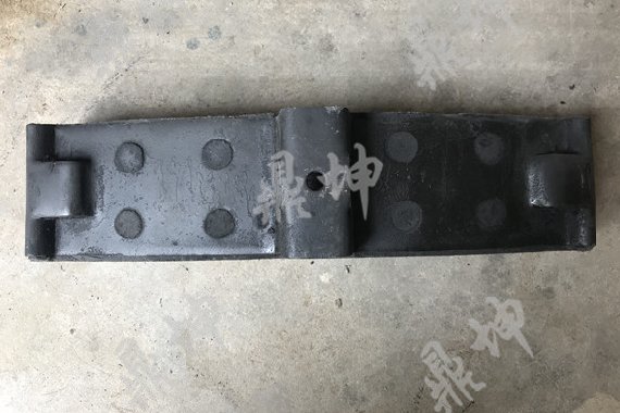 铁路平板车低摩合成闸瓦